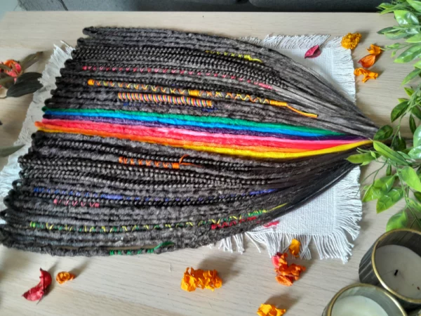 Ebony Rainbow Dream Dreads – Image 4