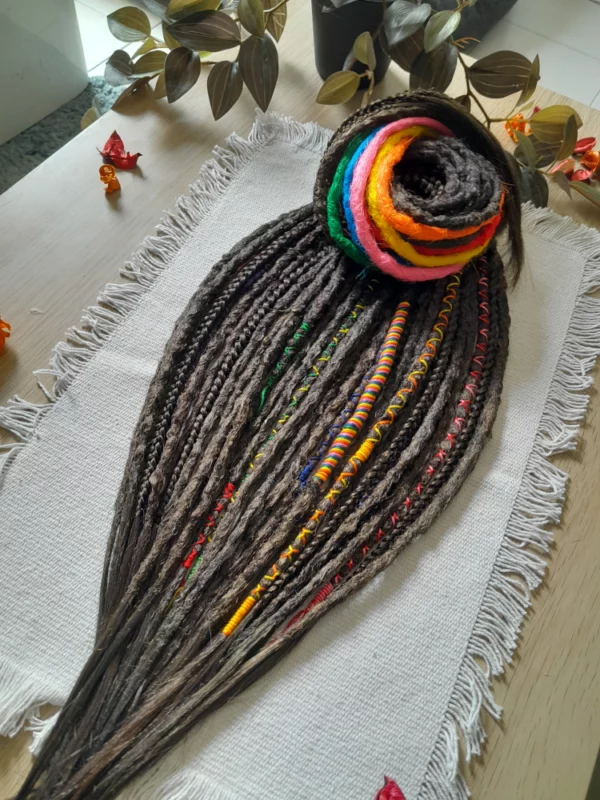 Ebony Rainbow Dream Dreads – Image 6