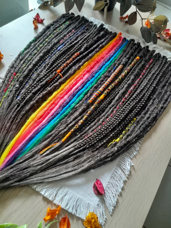 Ebony Rainbow Dream Dreads