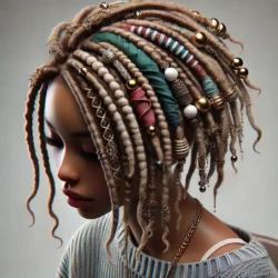 Des perles et des décorations pour dreadlocks
