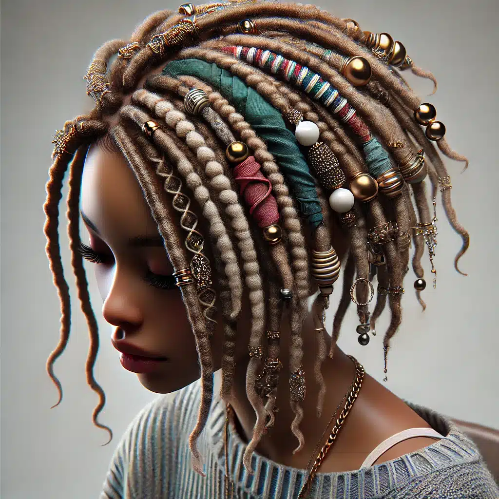 Ajoutez une touche unique à vos dreadlocks avec des accessoires