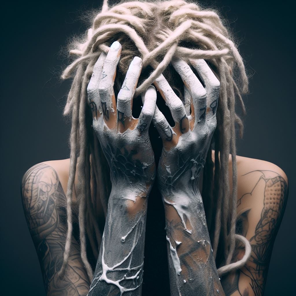 Un cri intérieur apaisé par l’expression de soi – Les dreadlocks comme libération personnelle.